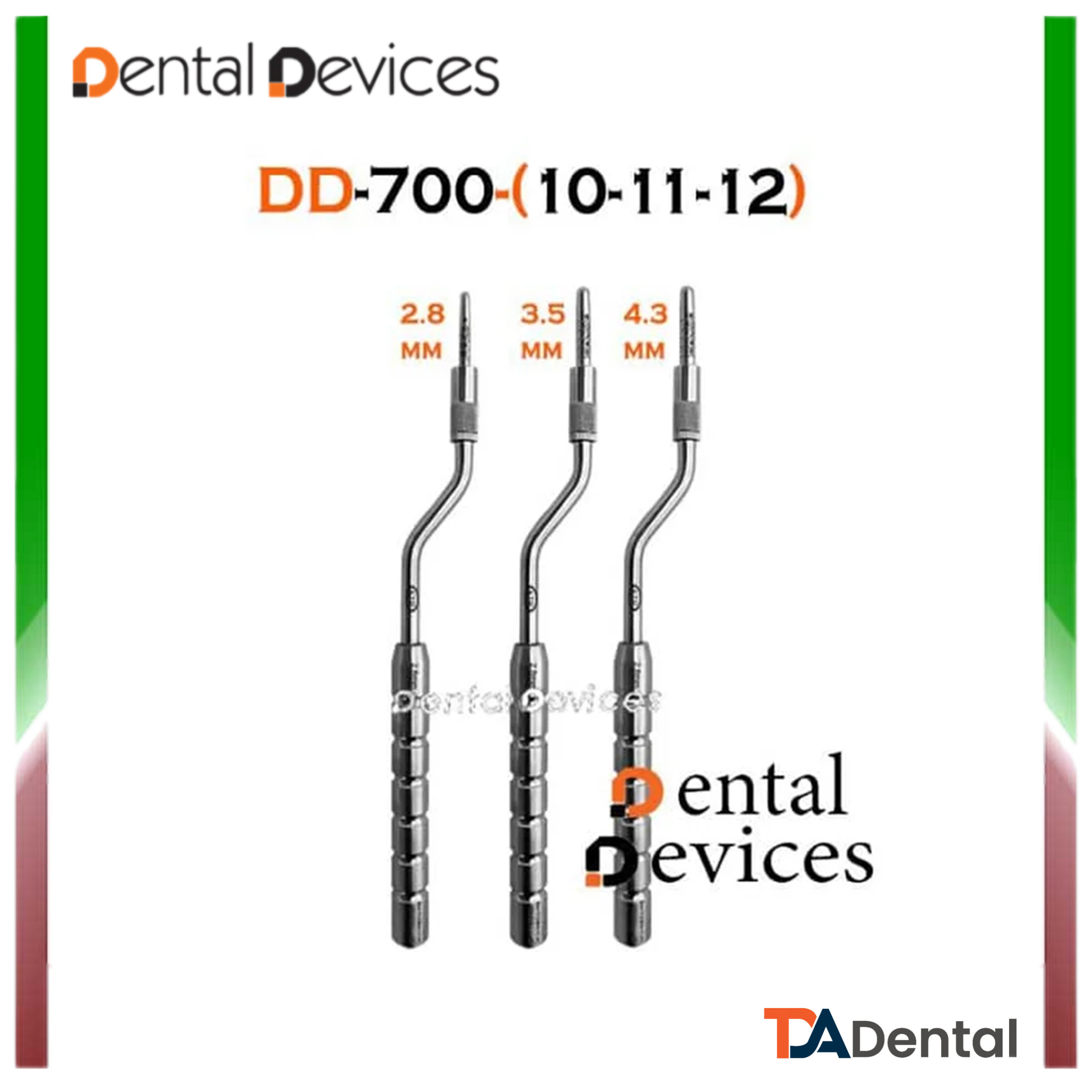 استوتوم کج دنتال دیوایس Dental Devices (3سایز )