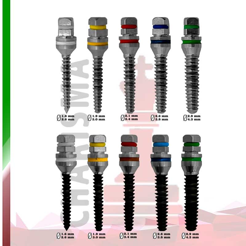 بن اکسپندر اسکرو (تیتانیوم و استیل) کاریزما CHARISMA کد ch-bonescrap