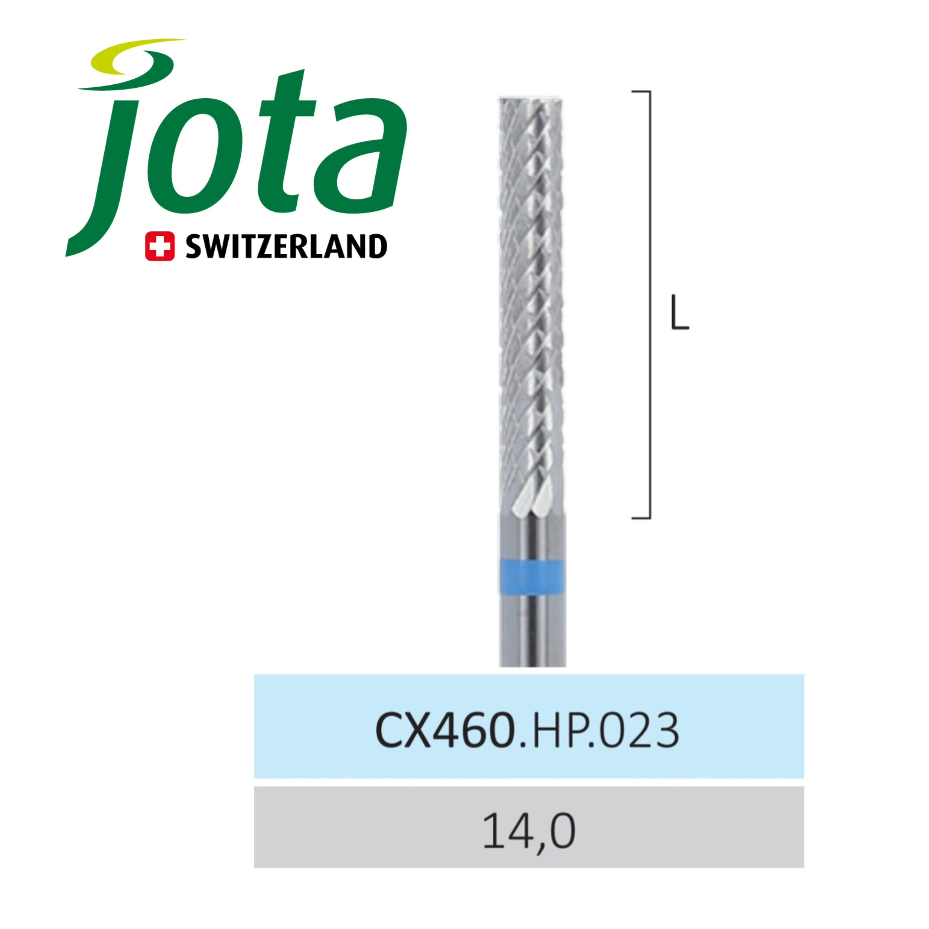فرز تراش تیتانیوم دور آبی مخصوص هندپیس جوتا JOTA کد CX460.HP