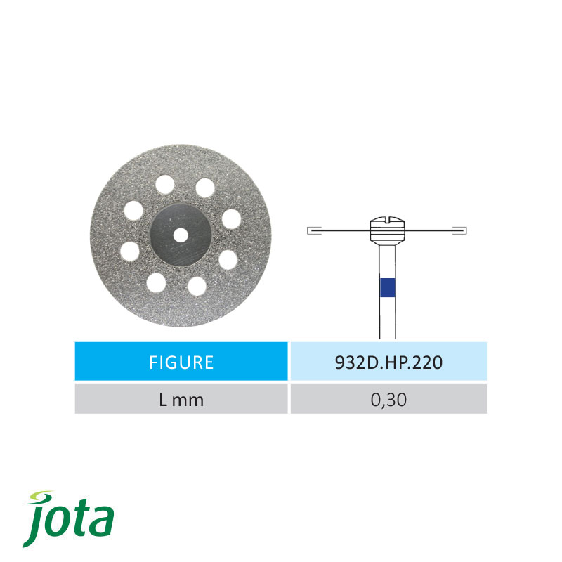 دیسک الماسی تمام الماس برش مخصوص هندپیس جوتا JOTA
