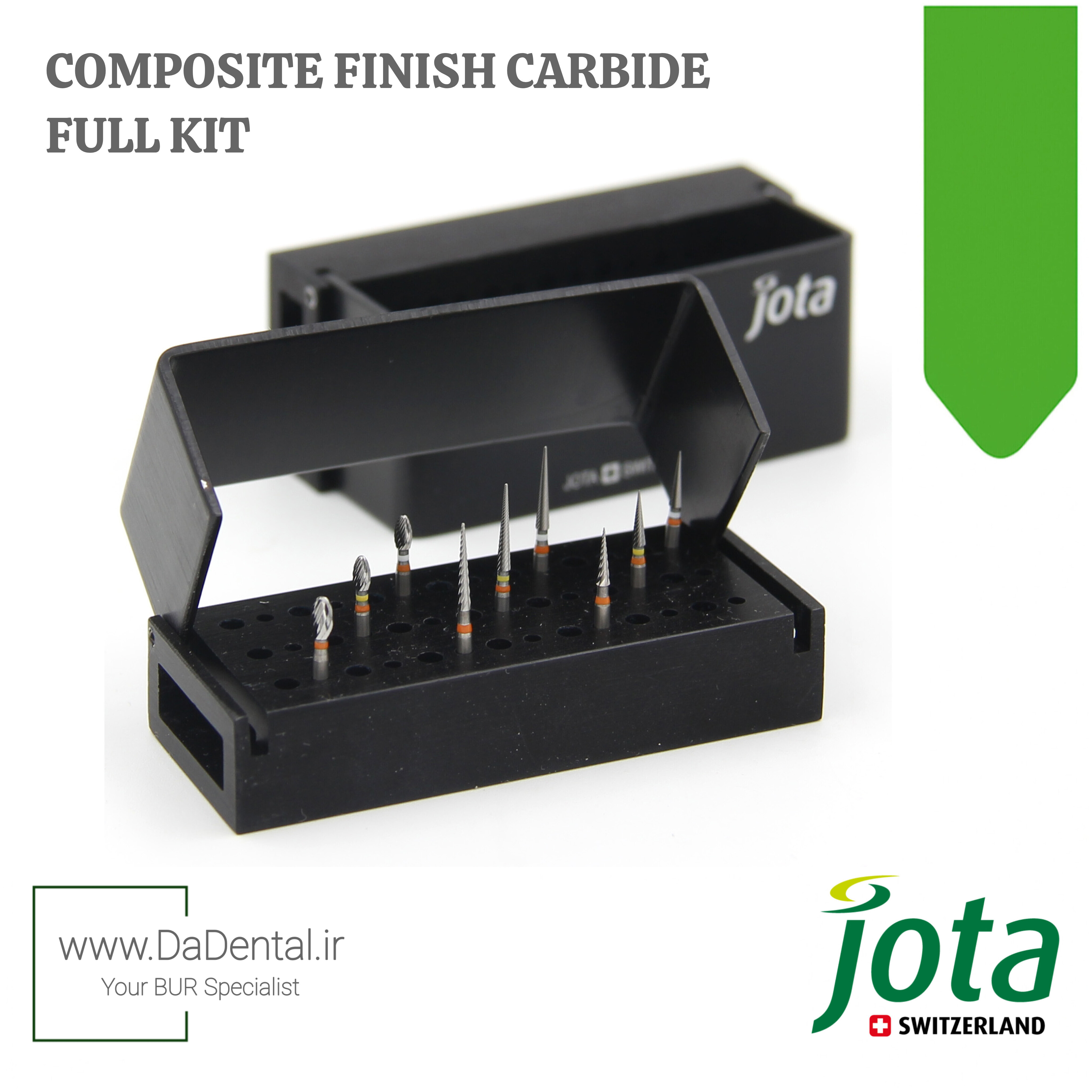 کیت فرز کارباید پرداخت کامپوزیت مخصوص توربین جوتا jota کد 1327